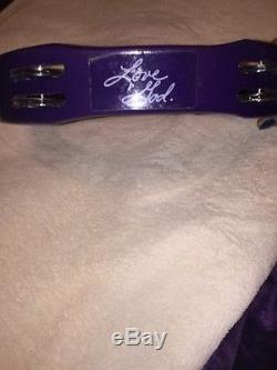 Princes Purple Tambourine From Concert With Ticket Stub