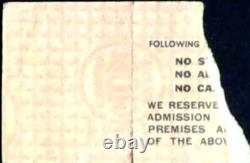 Procol Harum Concert Music Ticket Stub Wildwood Convention Center NJ 9/3/1971