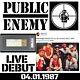 Public Enemy Debut Concert Full Ticket Stub 1st Ever 1987 With Beastie Boys Psa 8