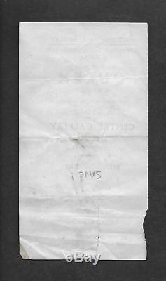 QUEEN 1974 Hanley UK Concert Ticket Stub 31.10.1974