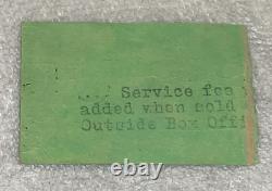 QUEEN 1975 BOX OFFICE CONCERT TICKET STUB AVERY FISHER HALL NY Freddie Mercury