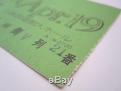 QUEEN 1975 Nippon Budokan Tokyo Japan Concert Ticket Stub Japanese Tour 19.04.75