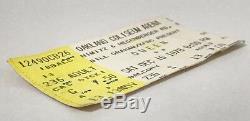 QUEEN 1978 Concert Ticket Stub Freddie Mercury Vintage Original Owner