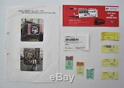 QUEEN 1979 Paris France Concert Ticket Stub French Live Killers Tour + Extras