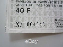 QUEEN 1979 Paris France Concert Ticket Stub French Live Killers Tour + Extras