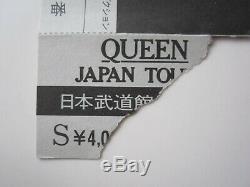 QUEEN 1981 Budokan Tokyo Japan Concert Ticket Stub Japanese Tour 18.02.1981
