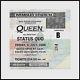 Queen 1986 Magic Tour Wembley Stadium Uk Concert Ticket Stub Freddie Mercury