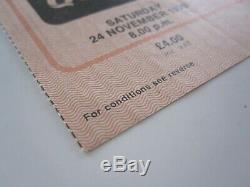 QUEEN Birmingham NEC 1979 UK Crazy Tour Concert Ticket Stub Freddie Mercury