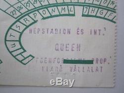QUEEN Budapest Nepstadion Hungary 1986 A Kind Of Magic Tour Concert Ticket Stub