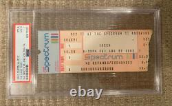QUEEN CONCERT TICKET STUB PSA Philadelphia Spectrum 8/22/80 1980 The Game Tour