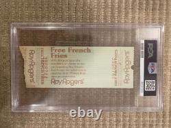 QUEEN CONCERT TICKET STUB PSA Philadelphia Spectrum 8/22/80 1980 The Game Tour