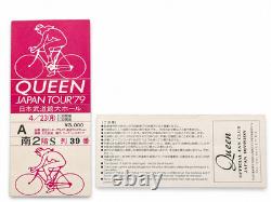 QUEEN Japan Tour 1979 Tokyo Budokan Concert Ticket Stub Original Vintage Japan