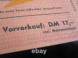 QUEEN Live Killers 1979 German Crazy Tour Concert Ticket Stub Deutschland