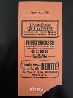 QUEEN Live Killers 1979 German Crazy Tour Concert Ticket Stub Deutschland