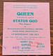 Queen Manchester City Concert Ticket Stub 1986 Magic Final Tour Freddie Mercury