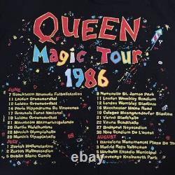 QUEEN Manchester City concert ticket stub 1986 MAGIC final Tour Freddie Mercury