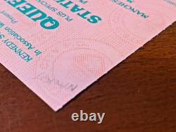 QUEEN Manchester City concert ticket stub 1986 MAGIC final Tour Freddie Mercury