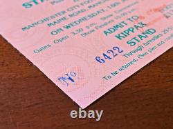 QUEEN Manchester City concert ticket stub 1986 MAGIC final Tour Freddie Mercury