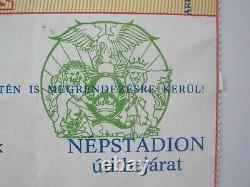 QUEEN Nepstadion Budapest Hungary 1986 A Kind Of Magic Tour Concert Ticket Stub