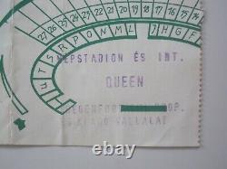 QUEEN Nepstadion Budapest Hungary 1986 A Kind Of Magic Tour Concert Ticket Stub