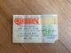 Queen Nepstadion Budapest Hungary 1986 Tour Concert Ticket Stub