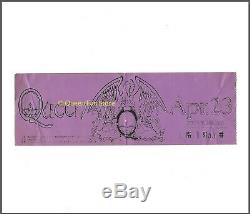 QUEEN Original 1975 Kobe Japan Sheer Heart Tour Japanese Concert Ticket Stub