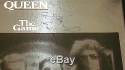 Queen The Game Autographed By Freddie Mercury With Original Concert Ticket Stub