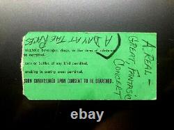 QUEEN / THIN LIZZY Concert Ticket Stub 1-18-1977 COBO ARENA DETROIT MICHIGAN
