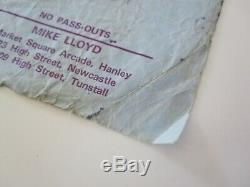 QUEEN Victoria Hall Hanley 1974 Concert Ticket Stub Sheet Heart Attack UK Tour