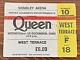 Queen Wembley Arena 1980 Concert Ticket Stub Uk The Game Tour Freddie Mercury