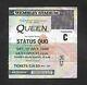Queen Wembley Stadium Uk 1986 Magic Tour Concert Ticket Stub Freddie Mercury