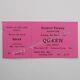 Queen 1974 Festival Theatre Paignton Uk Concert Ticket + Stub 04.03.74 (nutz)