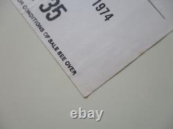 Queen 1974 Rainbow Theatre London UK Concert Ticket Stub Queen II Tour 31.3.74