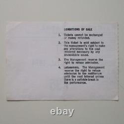 Queen 1974 Rainbow Theatre London UK Concert Ticket Stub Queen II Tour 31.3.74