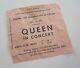 Queen 1975 City Hall Newcastle Uk Tour Concert Ticket Stub 11.12.1975