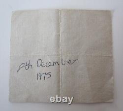 Queen 1975 Guild Hall Preston UK Concert Ticket Stub A Night At The Opera Tour