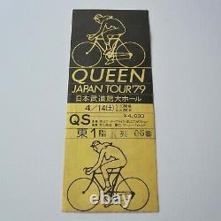 Queen 1979 Budokan Tokyo Japan Concert Ticket Stub Japanese Tour 14.04.1979