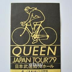 Queen 1979 Budokan Tokyo Japan Concert Ticket Stub Japanese Tour 14.04.1979