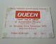 Queen 1979 Crazy Tour Of London Alexandra Palace Uk Concert Ticket Stub