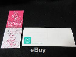 Queen 1979 Japan Tour Ticket Stub for Budokan Concert Freddie Mercury Brian May
