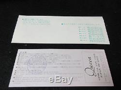 Queen 1979 Japan Tour Ticket Stub for Budokan Concert Freddie Mercury Brian May