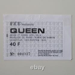 Queen 1979 Paris France Concert Ticket Stub Live Killers French Tour 01.03.79