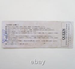 Queen 1981 Budokan Tokyo Japan Concert Ticket Stub Japanese Tour 13.02.1981 VG+