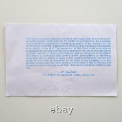 Queen 1982 Milton Keynes Bowl UK Concert Ticket Stub'Hot Space' Tour 05.06.82