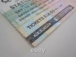 Queen 1986 Wembley Stadium Concert Ticket Stub UK Magic Tour Freddie Mercury