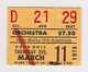 Queen 3-11-76 Santa Monica Civic Concert Ticket Stub 1976 -freddie Mercury