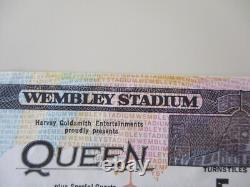Queen'A Kind Of Magic Tour' 1986 Tour Wembley Stadium Concert Ticket Stub (Ex)