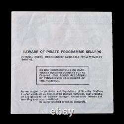 Queen'A Kind Of Magic Tour' 1986 Tour Wembley Stadium Concert Ticket Stub (Ex)