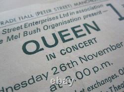 Queen A Night At The Opera 1975 Tour Manchester UK Concert Ticket Stub