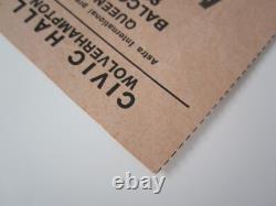 Queen Civic Hall Wolverhampton 1975 Concert Ticket Stub UK Tour 07.12.1975 EX